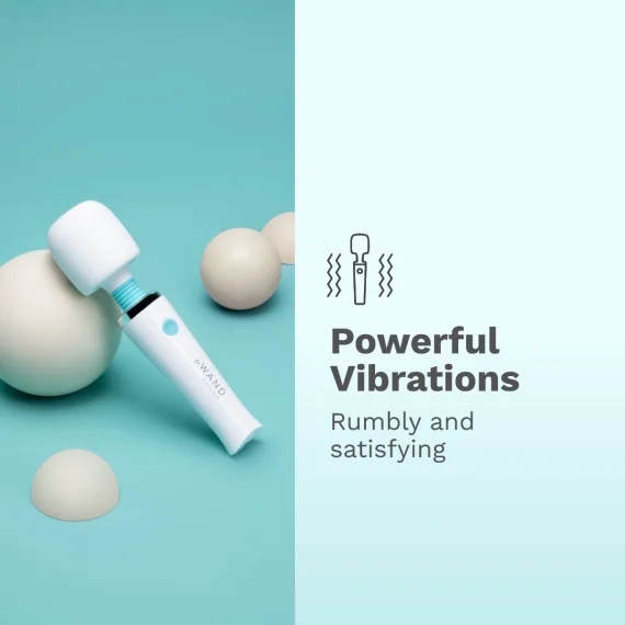 Le Wand Classique Mini Rechargeable Vibrating Massager (Latest Waterproof IPX7 Version)