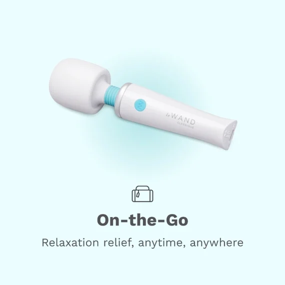 Le Wand Classique Mini Rechargeable Vibrating Massager (Latest Waterproof IPX7 Version)