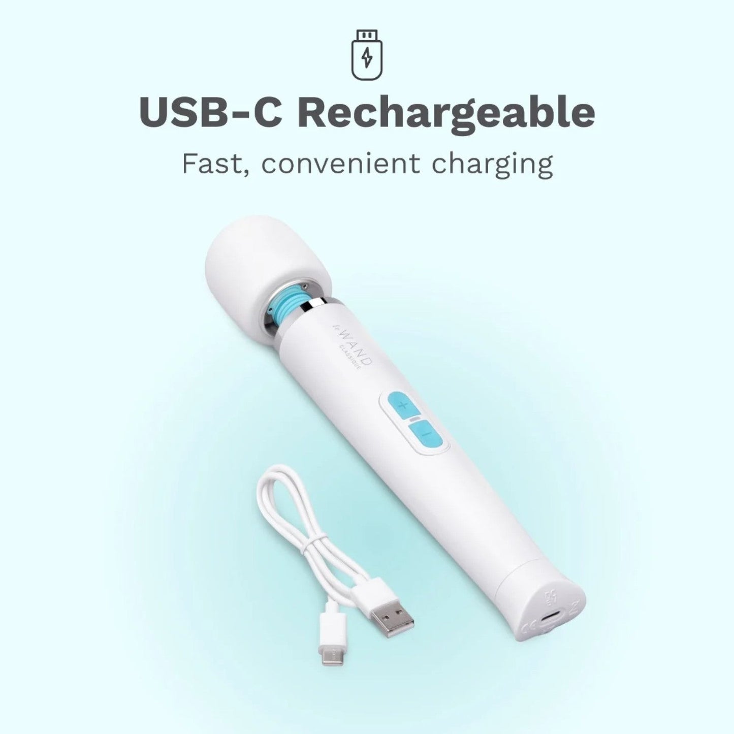 Le Wand Classique Petite Wand Massager White