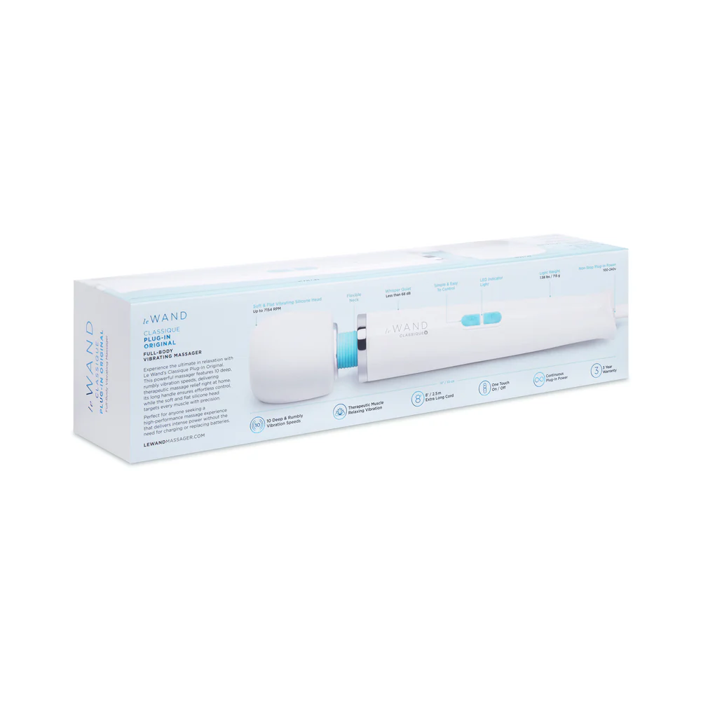 Le Wand Classique Original Plug-In Corded Wand Massager