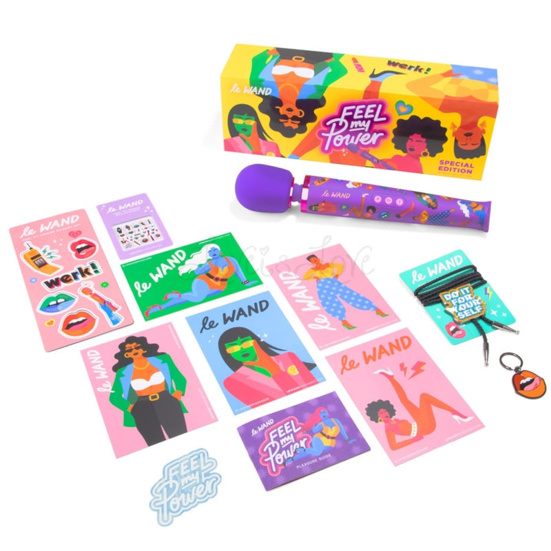 Le Wand Feel My Power Special Edition Wand Vibrator (The 9-Piece Collection)(Luxury Brand of the Year)(Winner Cosmopolitan Sexcellence Awards)(Special Edition)