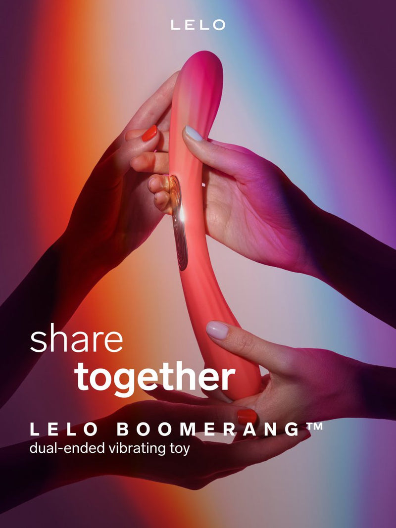 LELO Boomerang App-Controlled Dual Ended Vibrator - Shared Pleasure fo