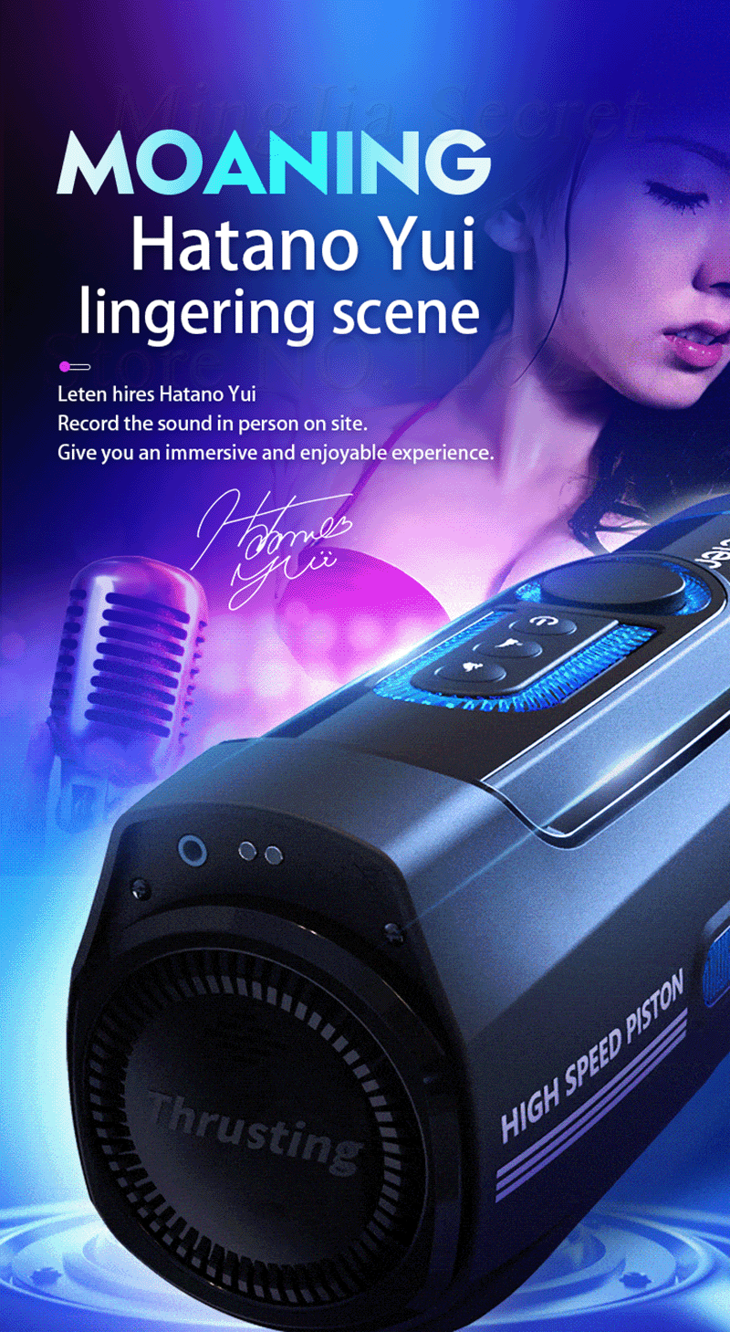 Leten X9-IV Piston Warming Retractable Masturbation Cup (Latest Version 4 Edition)