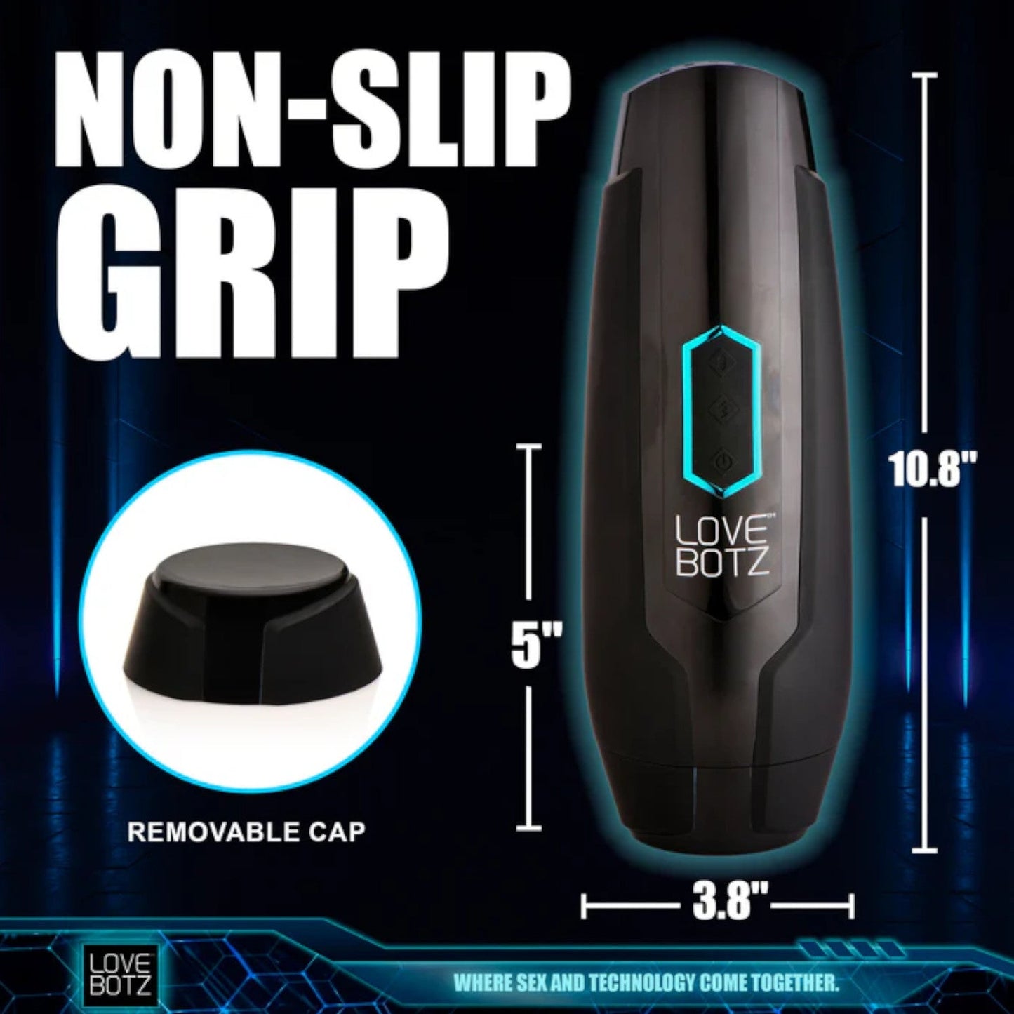 LoveBotz The Milker Max Thrusting and Vibrating Masturbator