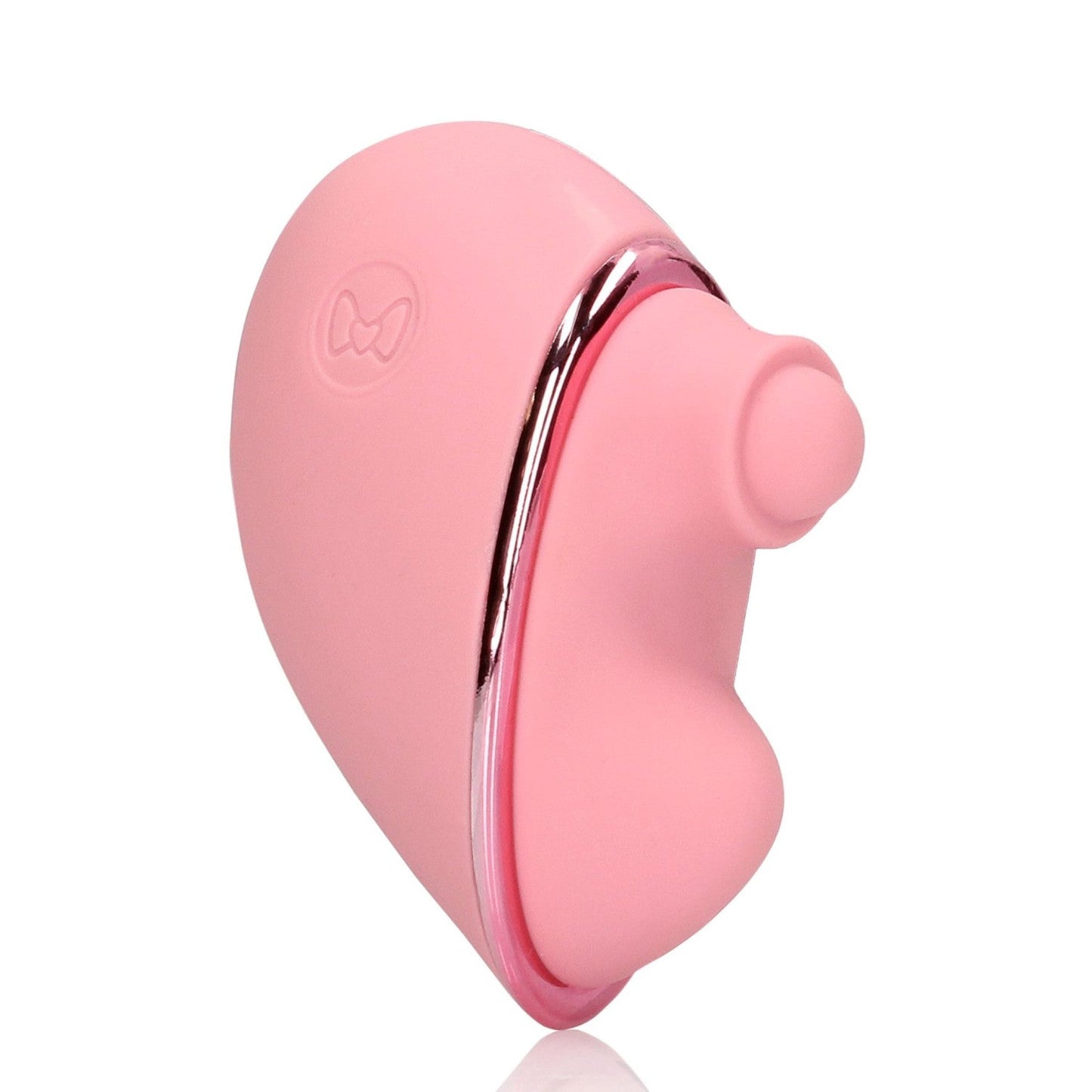 Loveline Tapping Heart Clitoral Stimulator Vibrator Pink Arabesque