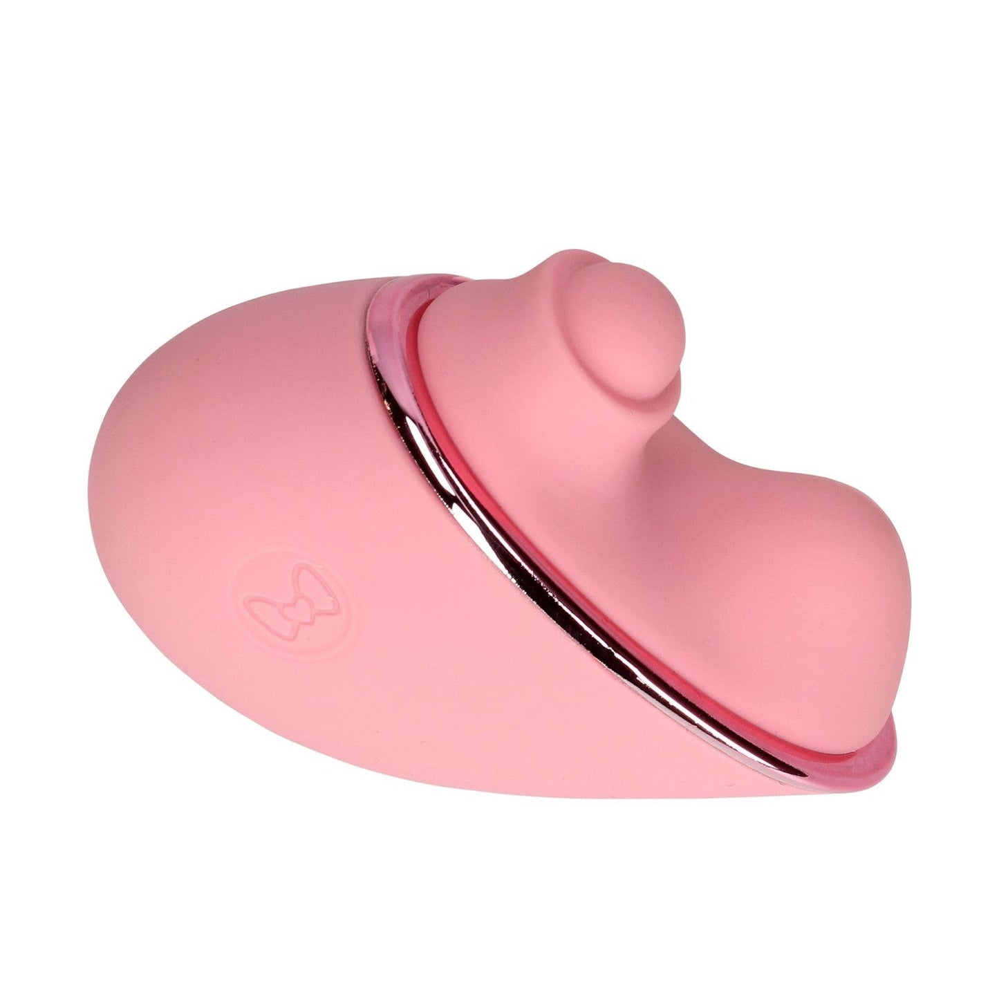 Loveline Tapping Heart Clitoral Stimulator Vibrator Pink Arabesque
