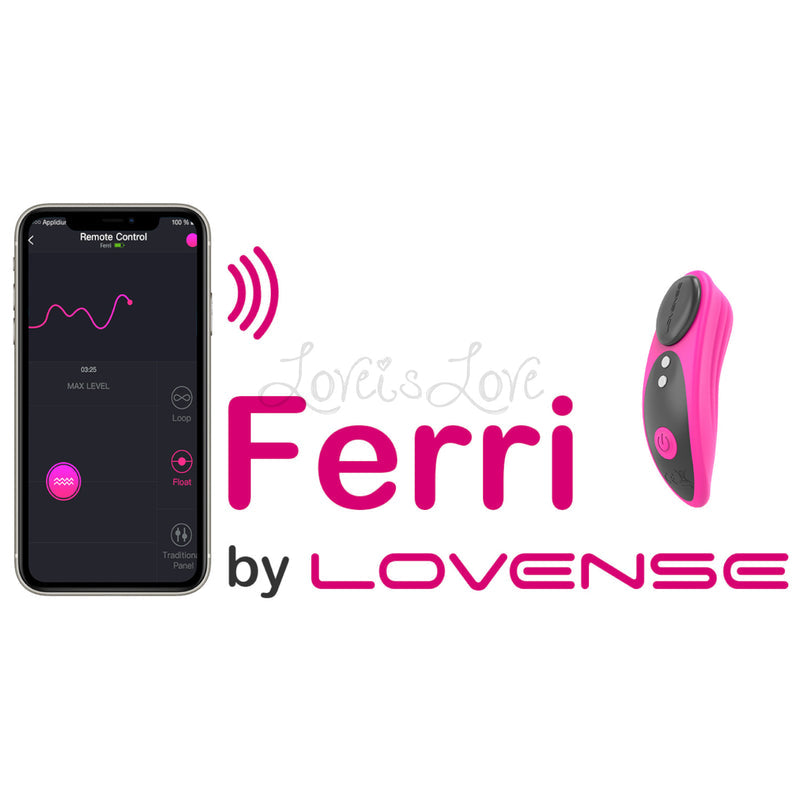 Lovense?Ferri?Bluetooth App-Controlled Magnetic Panty Vibrator (Authorized Dealer)