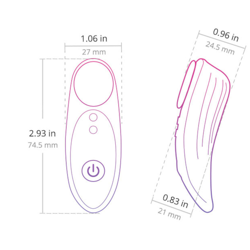 Lovense?Ferri?Bluetooth App-Controlled Magnetic Panty Vibrator (Authorized Dealer)
