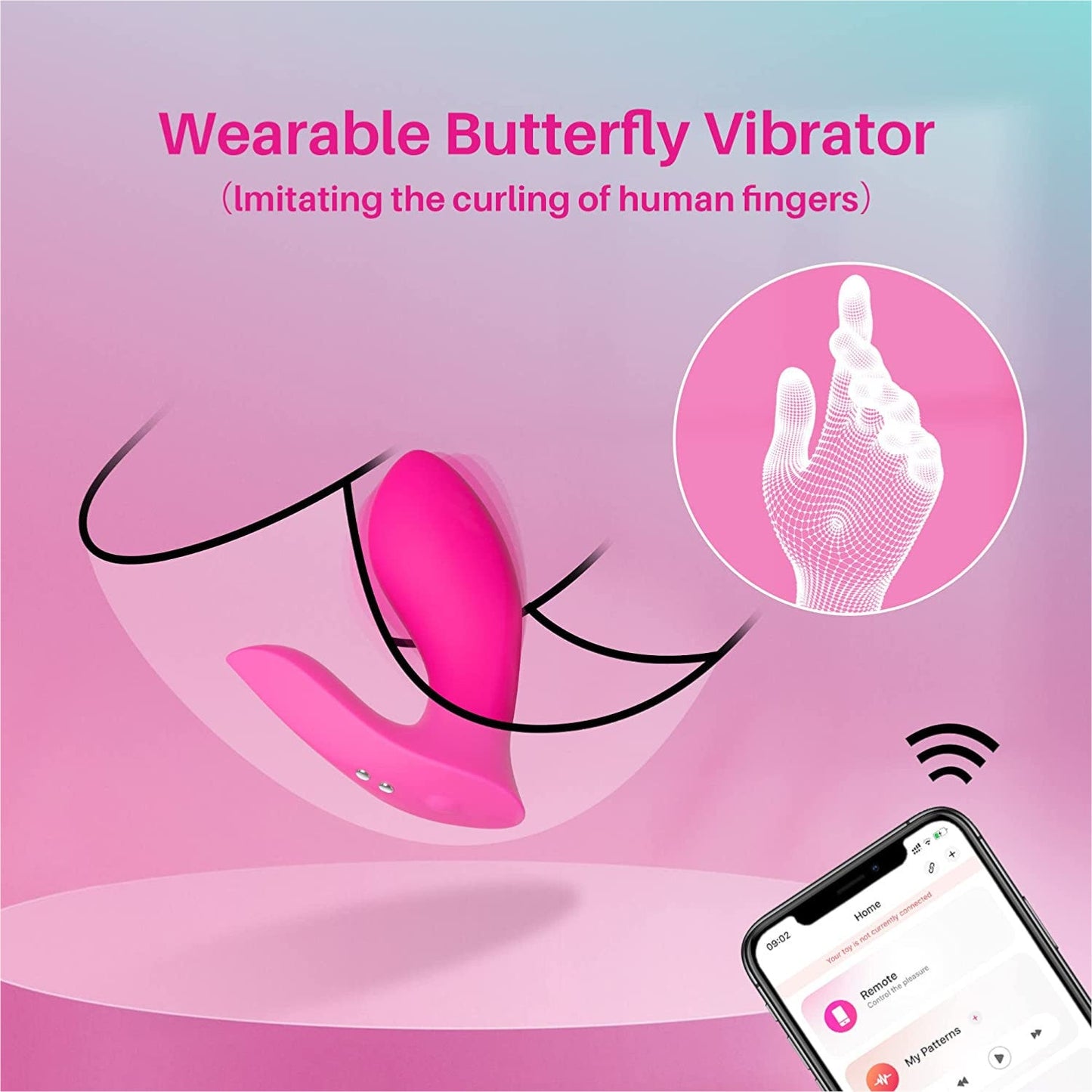 Lovense Flexer Insertable App-Controlled Dual Panties Vibrator
