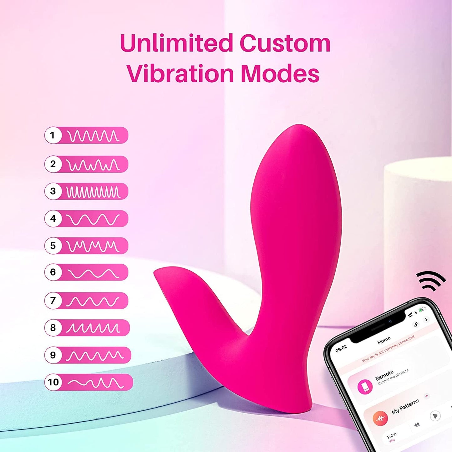 Lovense Flexer Insertable App-Controlled Dual Panties Vibrator