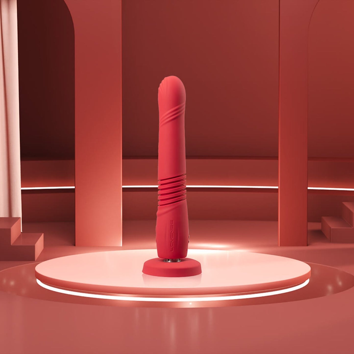 Lovense Gravity App-Controlled, Automatic Thrusting & Vibrating Dildo
