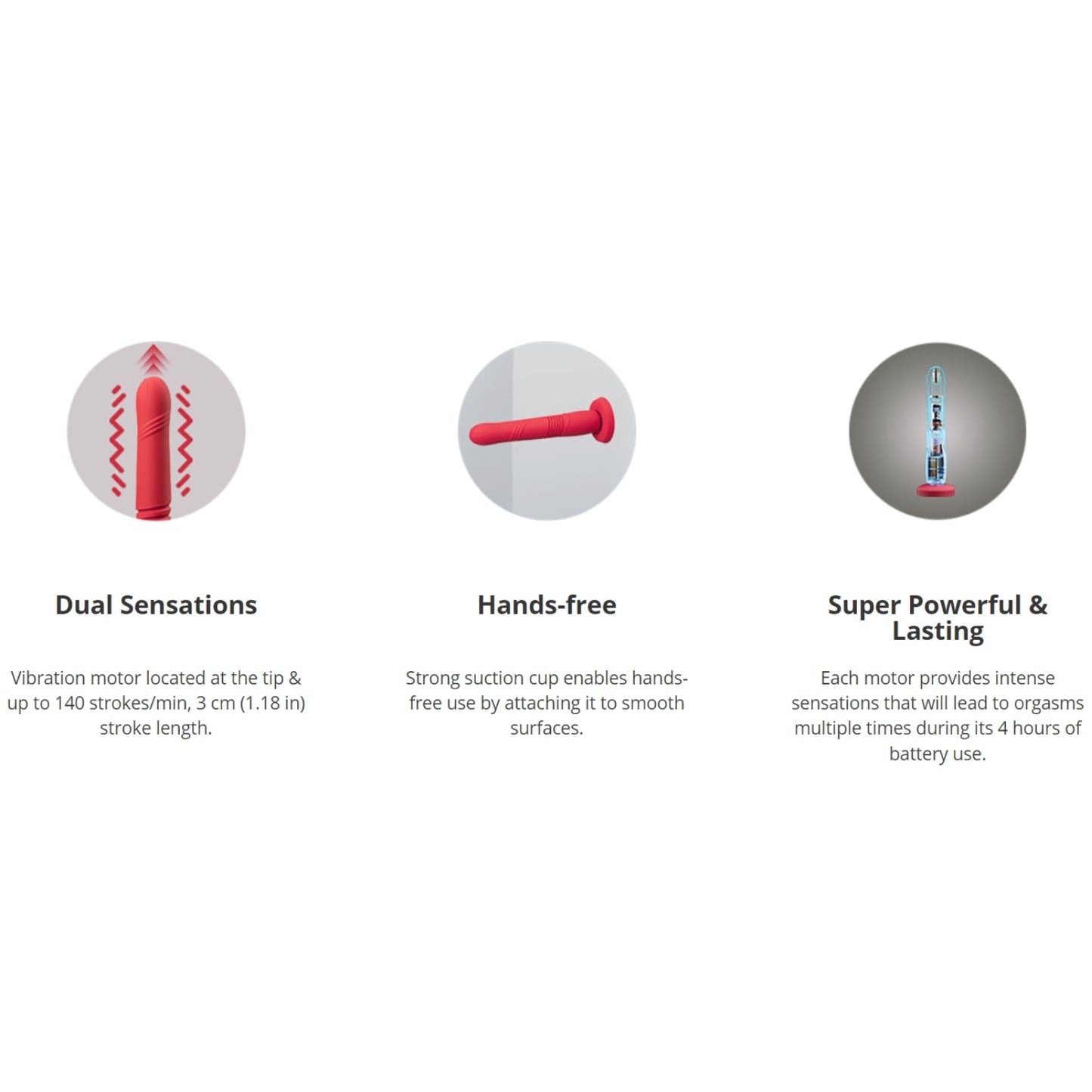 Lovense Gravity App-Controlled, Automatic Thrusting & Vibrating Dildo