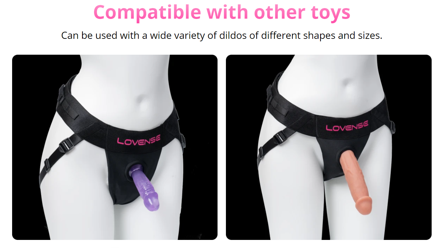 Lovense Harness Strap-On Dildo Harness Compatible with Lapis