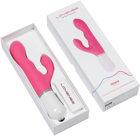 Lovense Nora The Original App Controlled Rotating Rabbit Vibrator [Authorized Dealer]