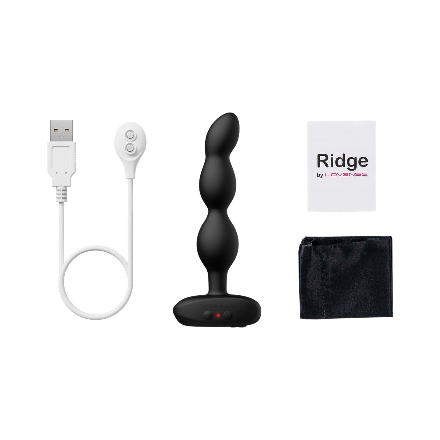 Lovense Ridge App-Controlled Vibrating and Rotating Anal Beads