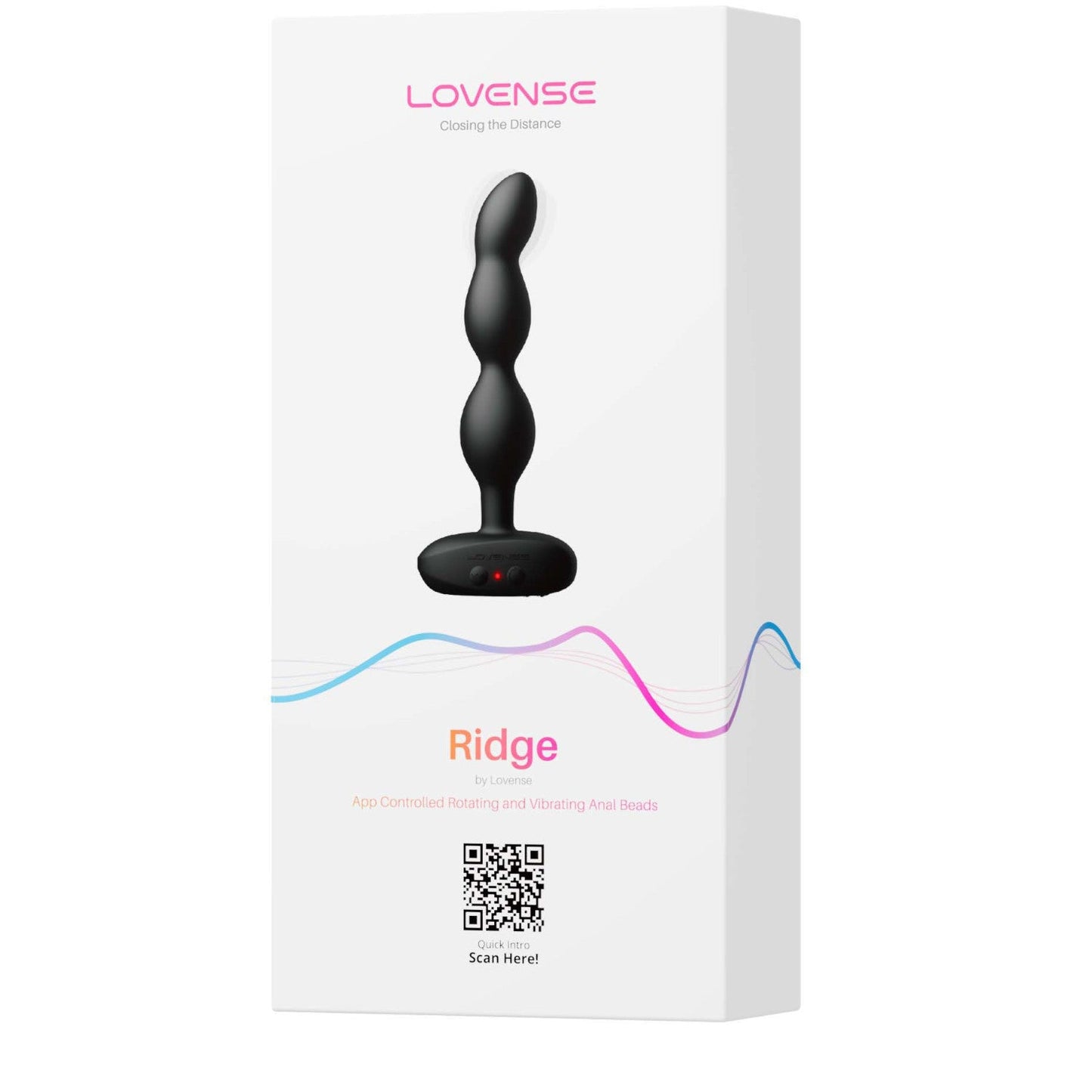 Lovense Ridge App-Controlled Vibrating and Rotating Anal Beads