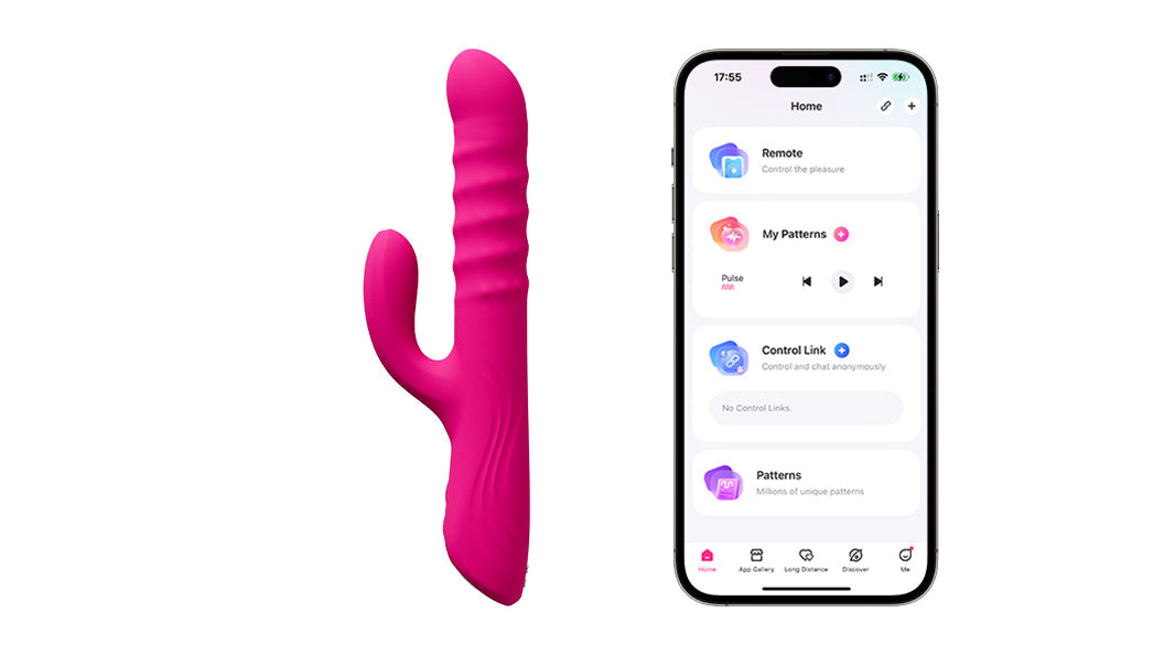 Lovense Velvo App-Controlled Rotating Beaded G-Spot & Clit Rabbit Vibrator