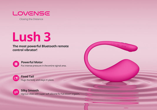 Lovense Lush 3 Magnetic Charging App-Controlled [Authorized Dealer]