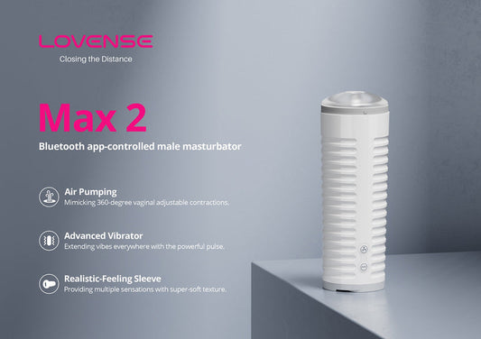 Lovense Max 2 Wireless Male Masturbator [Authorized Dealer]