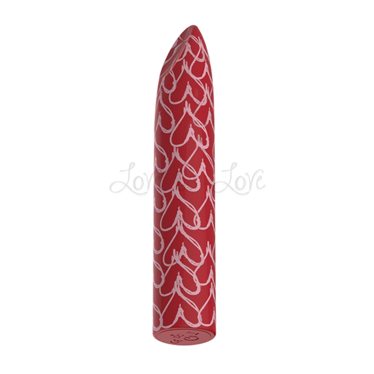 Luv Inc Graffiti Heart Rechargeable Bullet Vibrator