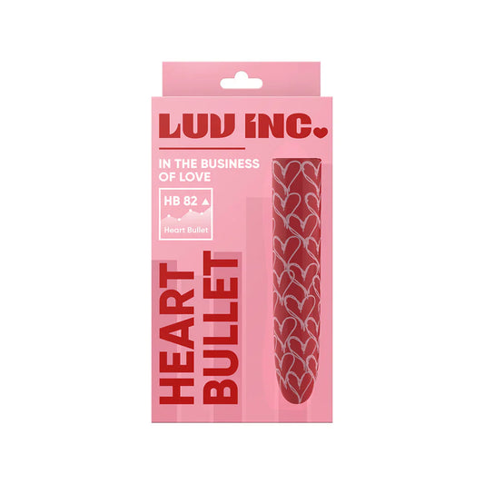Luv Inc Graffiti Heart Rechargeable Bullet Vibrator