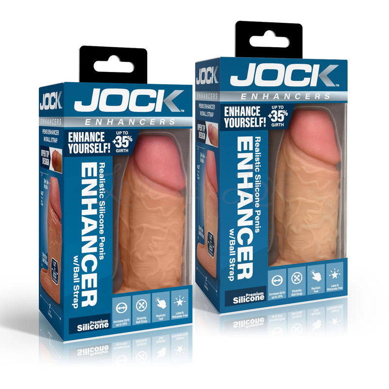 Curve Toys Jock Penis Extension Sleeve Light or Medium