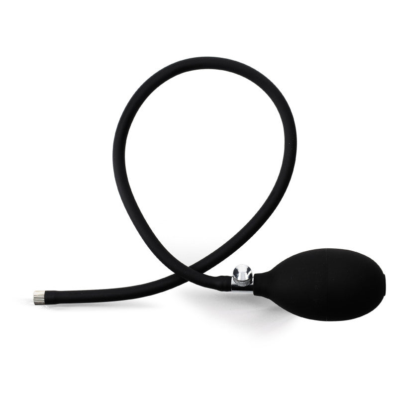 Manual Inflatable Butt Plug Kit with Steel Ball Weight