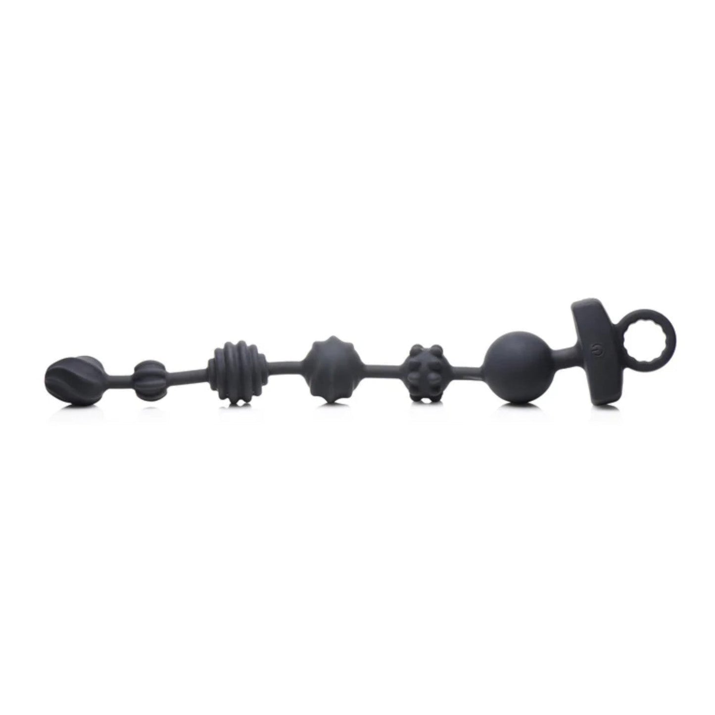 Master Series 21X Dark Rattler Vibrating Silicone Anal Beads with Remote (Limited Period Sale)