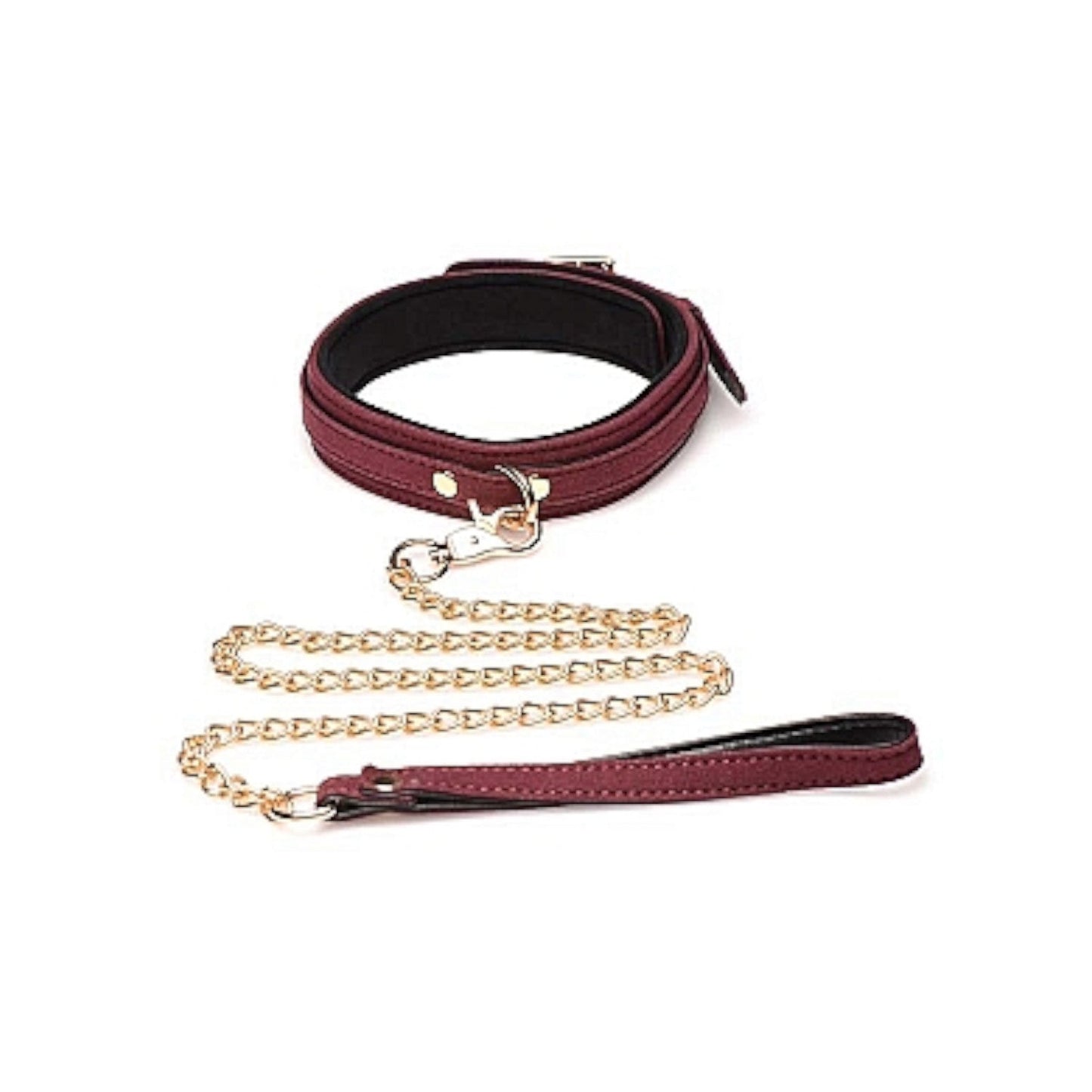 Master Series 6 Piece Velvet Bondage Set Burgundy