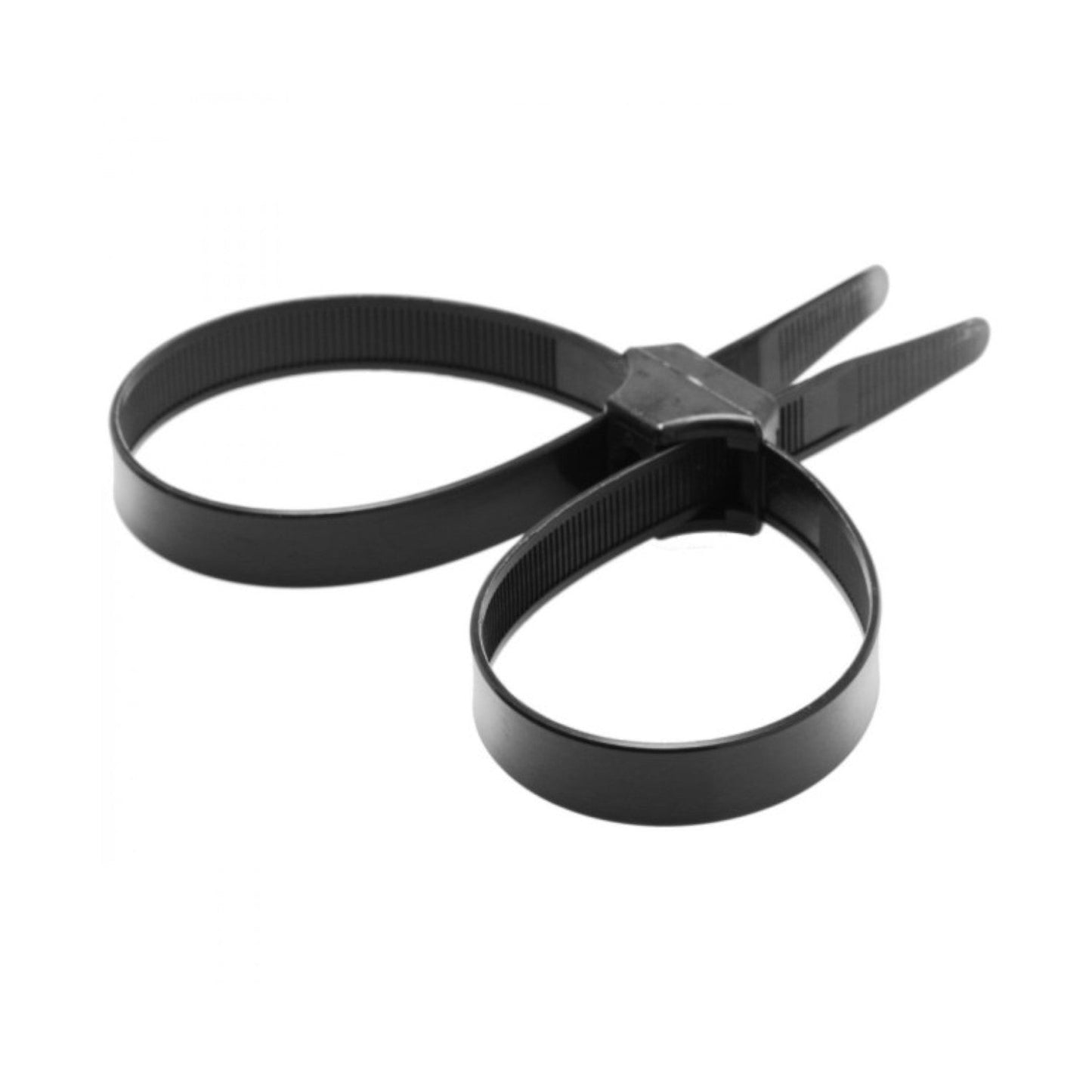 Master Series Misbehaved Black Zip Tie Police Cuffs 5 Pack