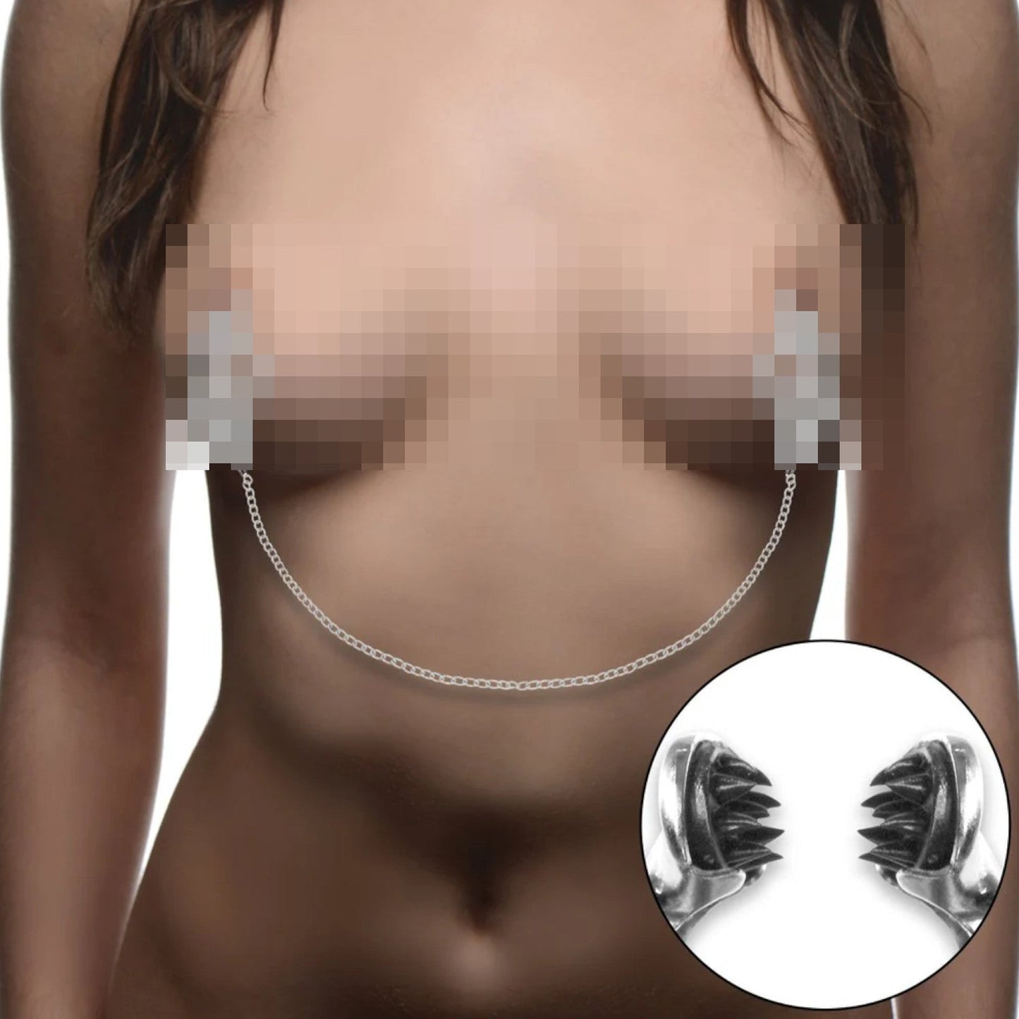 Master Series Primal Spiked Clover Nipple Clamps