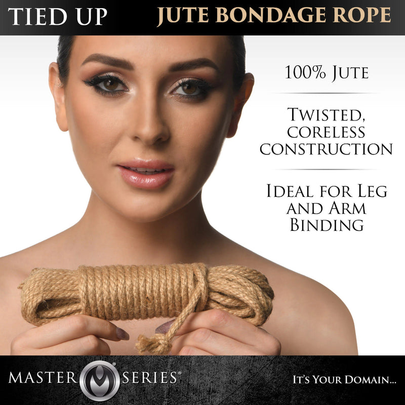 Master Series Tied Up Jute Bondage Rope 25 FT Or 50 FT