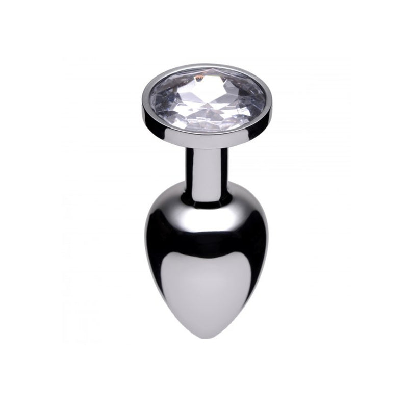 Master Series Opulence Jewel Accented Steel Plug Diamond Weighted 145grams (Good Reviews)
