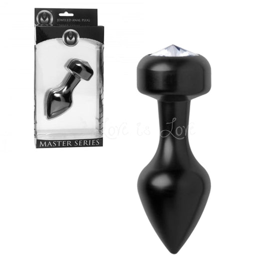 Master Series Spade Petite Jewel Aluminum Anal Plug