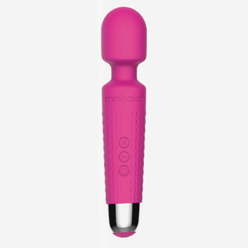 Mini Halo Wireless 20x Rechargeable Mini Wand 20 Pulsations 8 Speed
