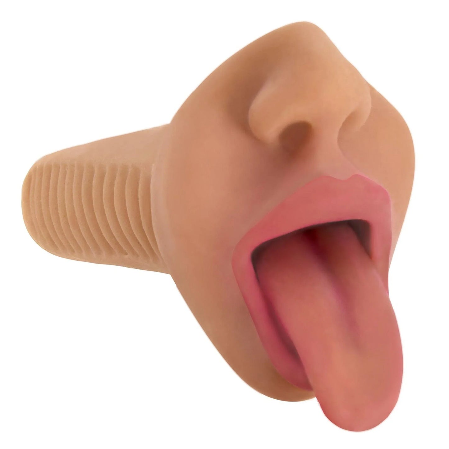 Curve Toys Mistress Selene The Perfect Suck Vibrating Deep Throat Mouth Stroker