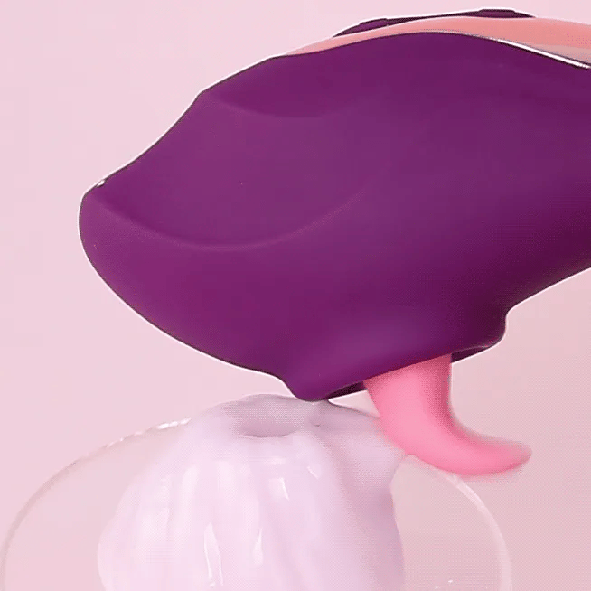 MyToys MyLicker Dual-Head Tongue Licking Vibrator Purple