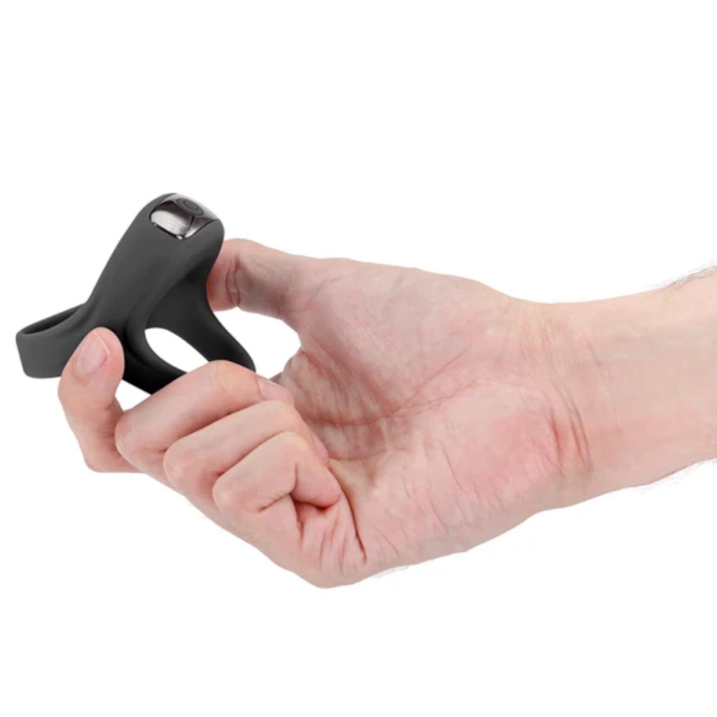 NS Novelties Renegade Emperor Vibrating Silicone Ring Black
