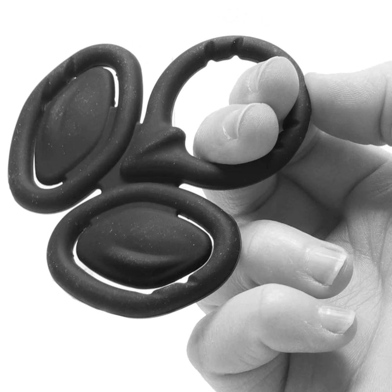 Nasstoys My Cockring The Triad Cockring & Ball Cinch Black