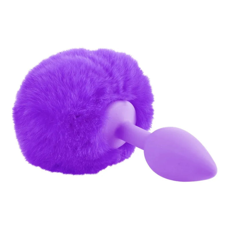 PipeDream Neon Bunny Tail Purple