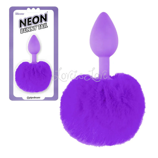 PipeDream Neon Bunny Tail Purple