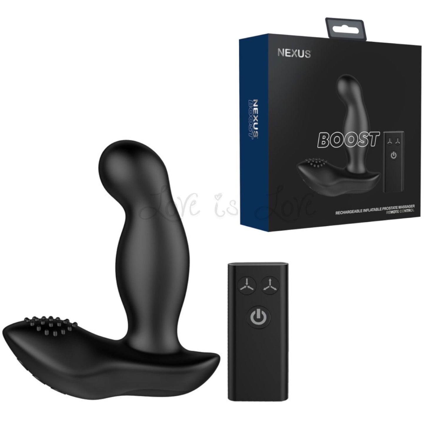 Nexus Boost Rechargeable Inflatable Prostate Massager with Remote Control