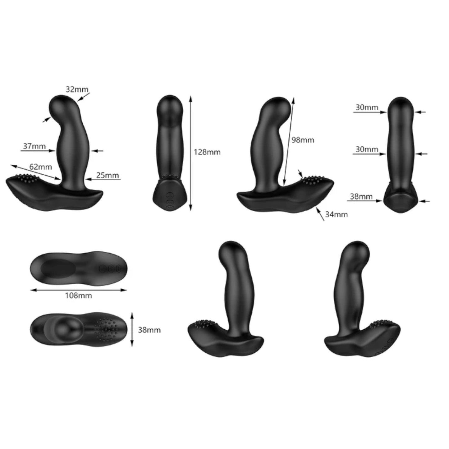 Nexus Boost Rechargeable Inflatable Prostate Massager with Remote Control