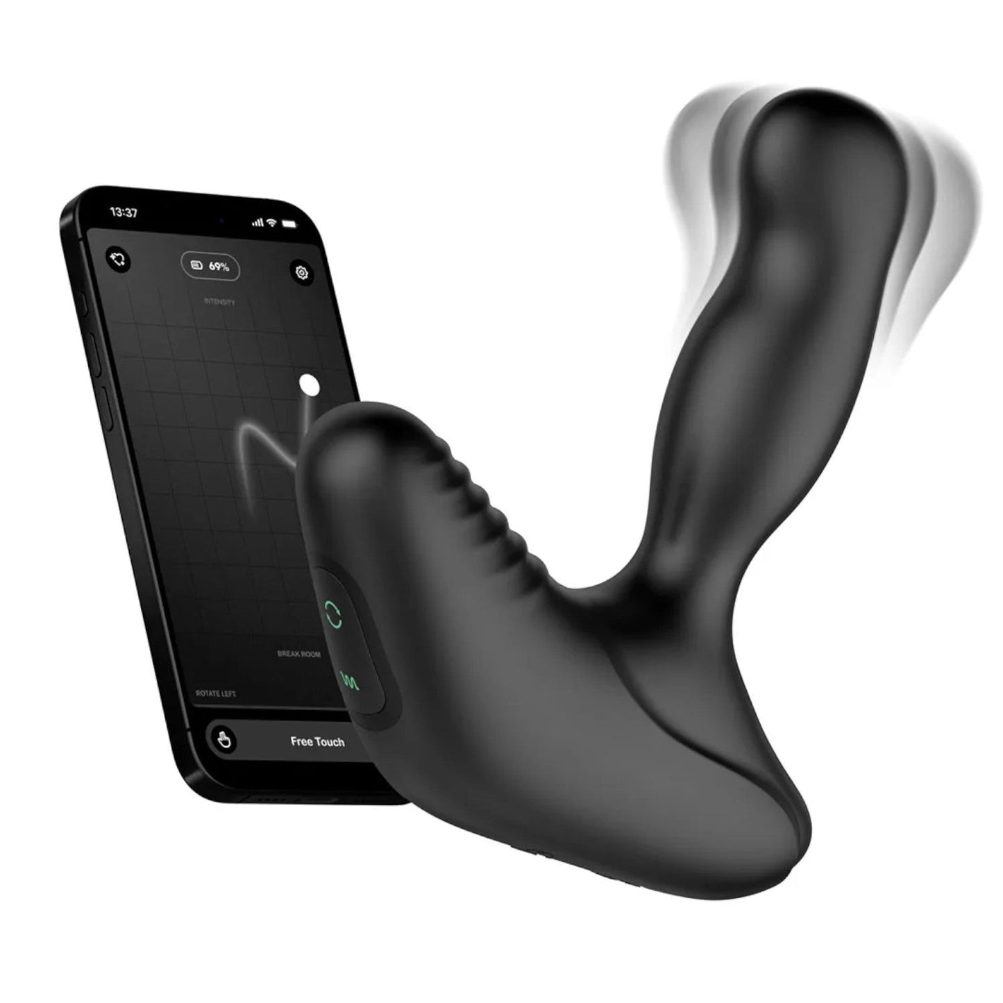 Nexus Revo Stealth Rotating Prostate Massager Bluetooth App Enabled and Remote Controlled (Latest Edition)