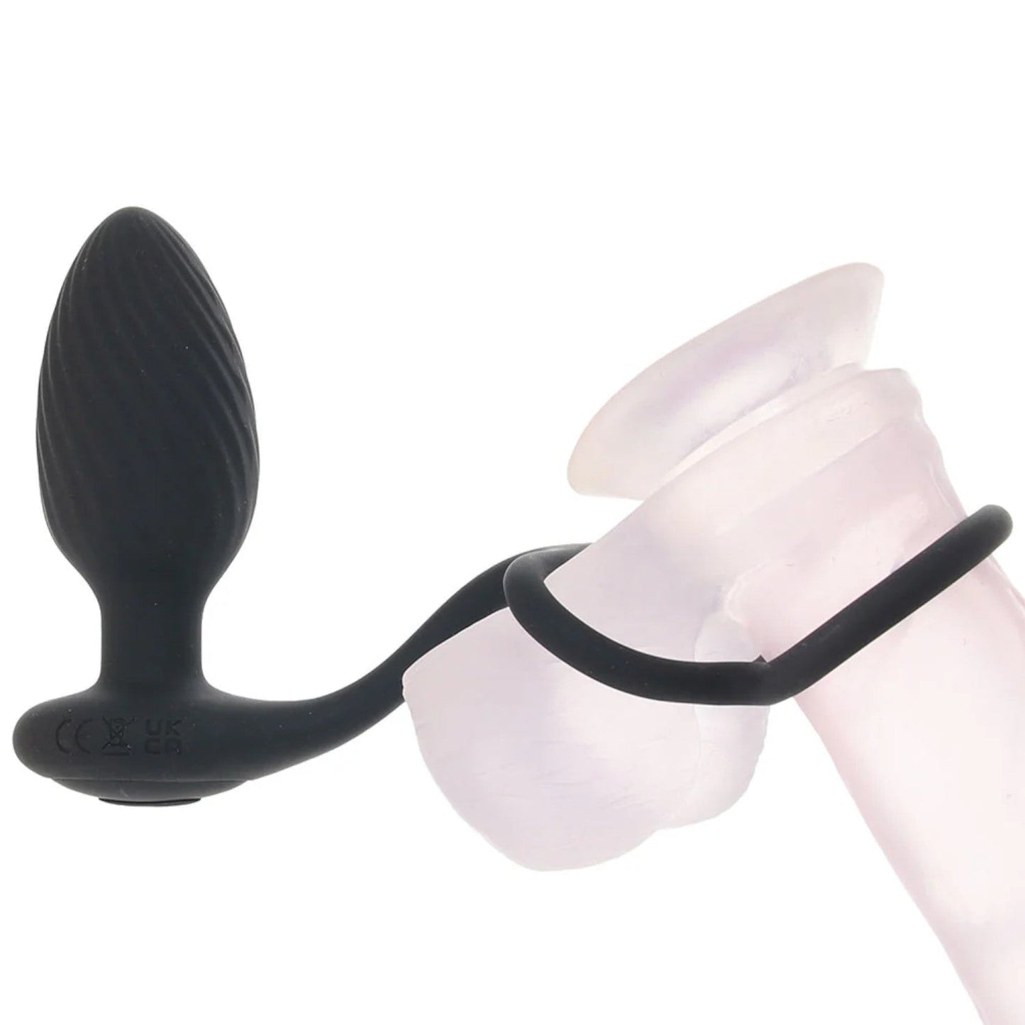 Nexus Tornado Rotating and Vibrating Butt Plug With Cock & Ball Ring