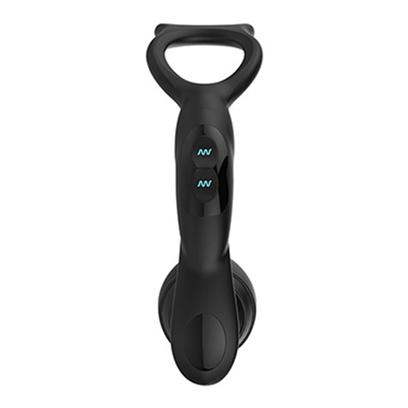 Nexus SIMUL8 Vibrating Double Cock Ring & Butt Plug (Plug Edition)[Limited Period Sale]