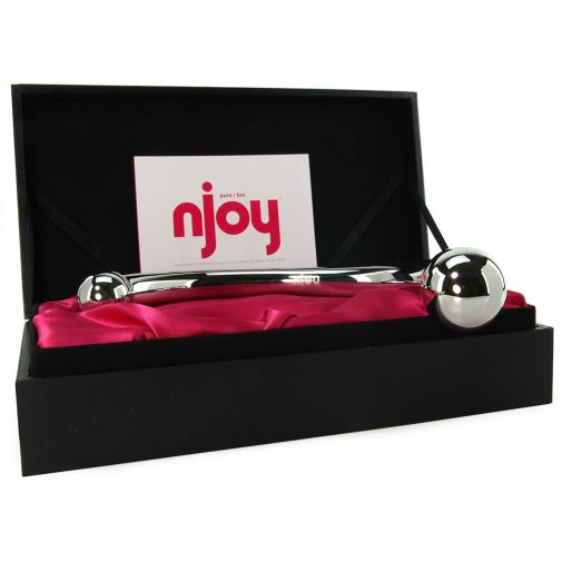 Njoy Pure Wand NJ-001 G-Spot or P-Spot Metal Wand [Authorized Dealer]
