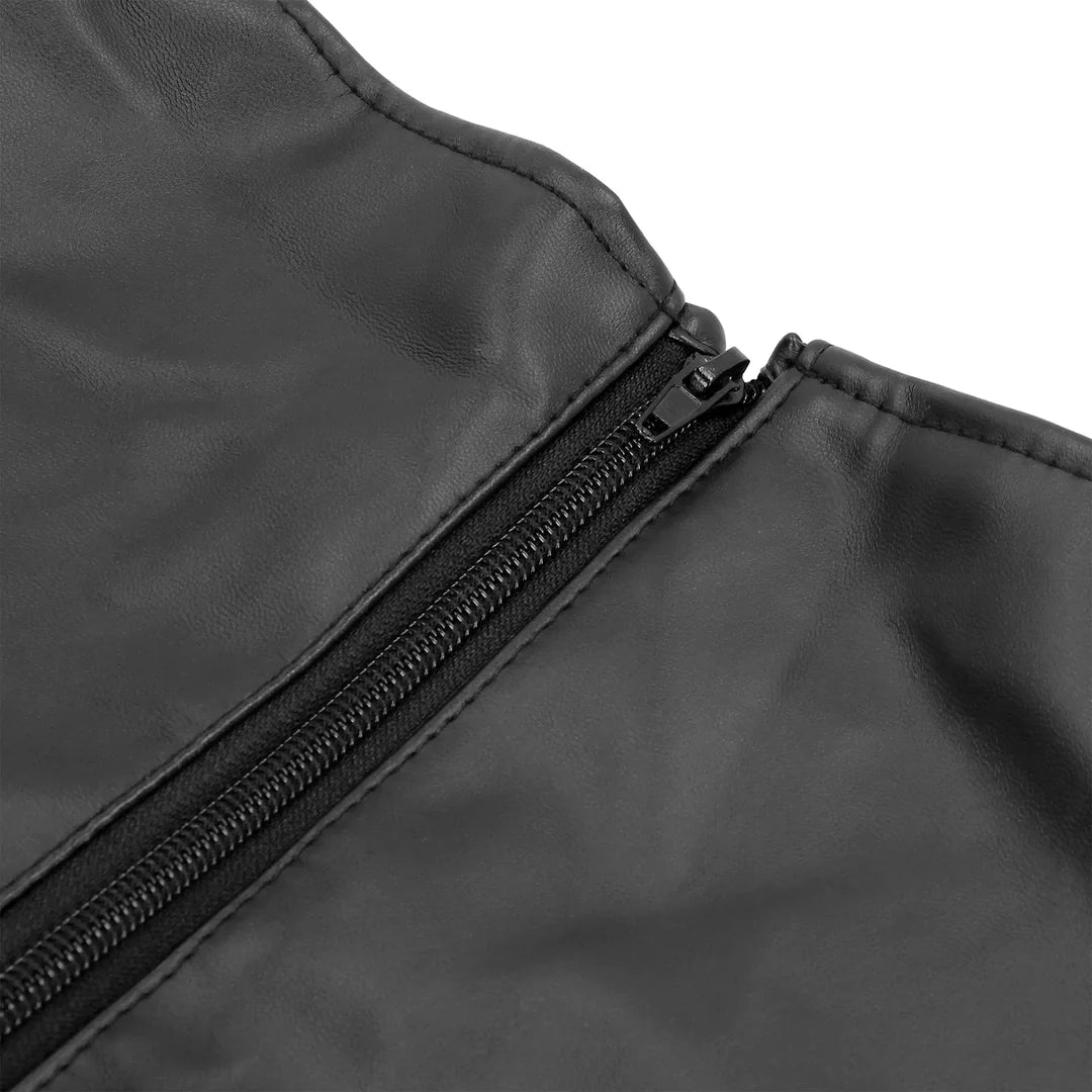 Shots Ouch! Xtreme Zip-Up Full Arm and Shoulder Sleeve Restraint Black