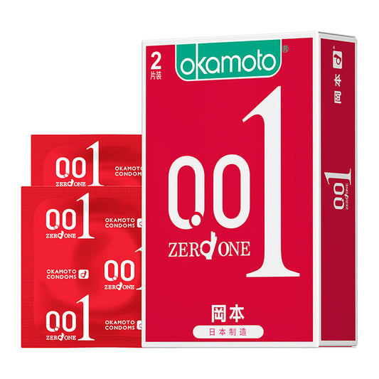 Okamoto 0.01 Polyurethane Condom (2 Pcs)