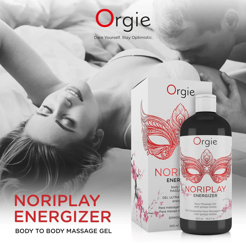 Orgie Noriplay Nuru Massage Gel Energizer or Ultra Slide 500 ML 16.9 FL OZ